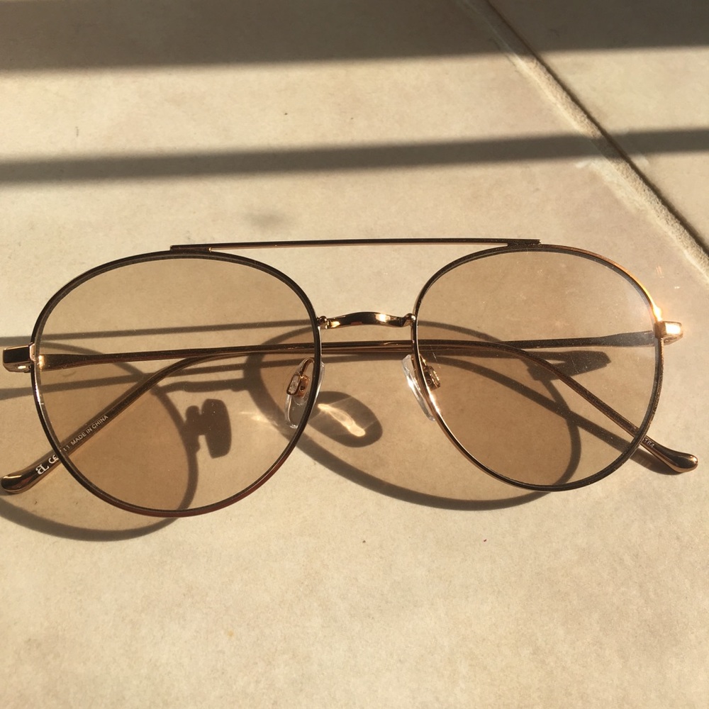 Rose Gold Tinted Glasses